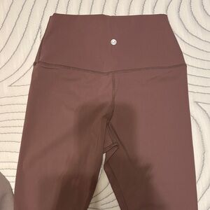 Amazon Chocolate Brown High-Waisted Leggings